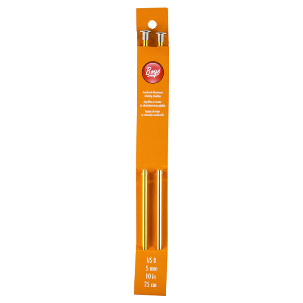 Boye Aluminum Straight Knitting Needles 10" (Sizes 6 to 10.5) - Image 5