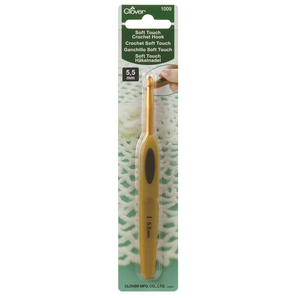 Clover Soft Touch Crochet Hooks (Sizes C to J) - Image 7