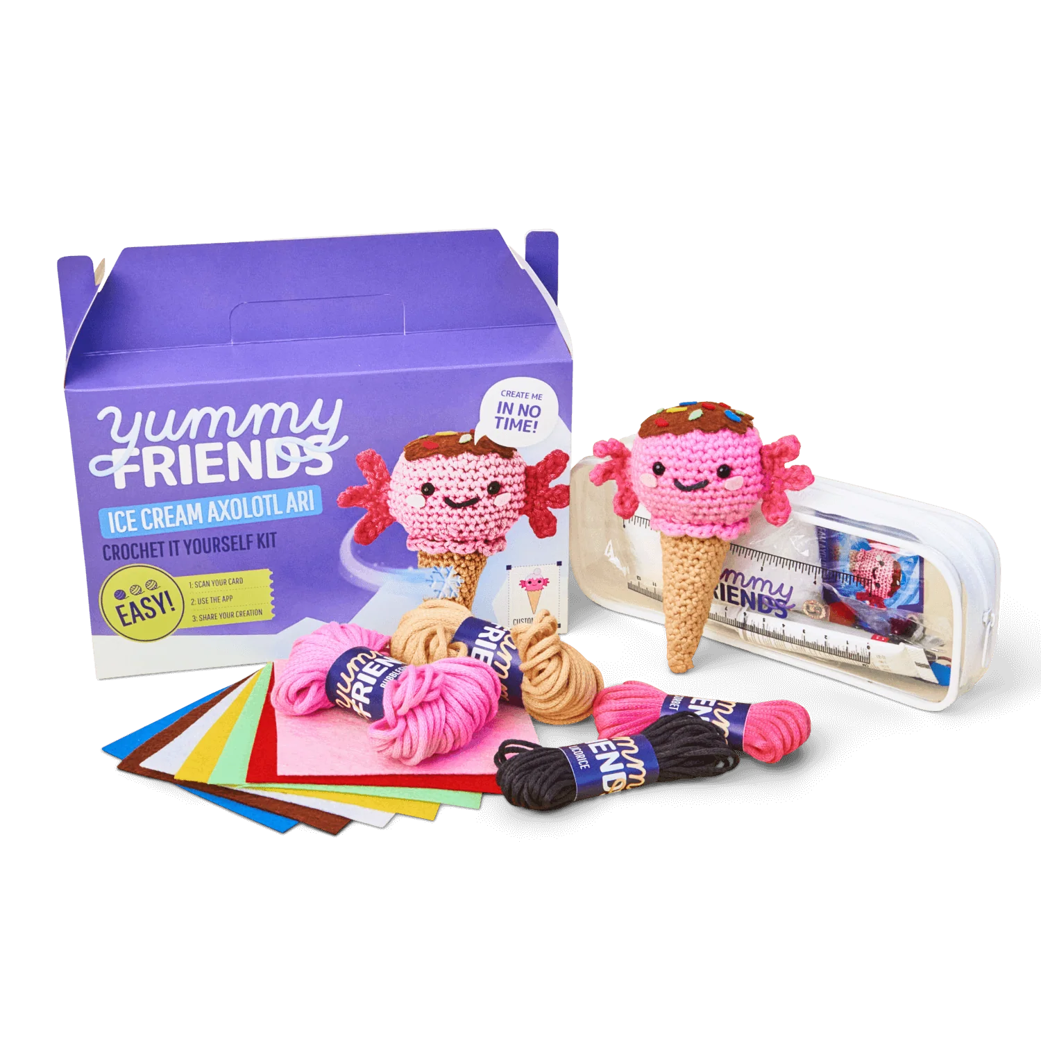 Yummy Friends Crochet Kit - Image 6